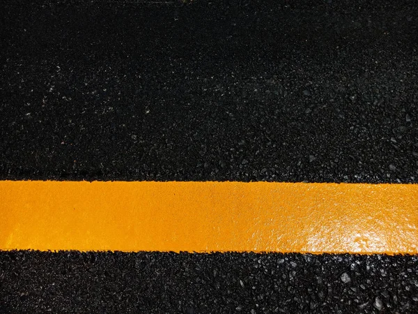 Жовта Автомобільна Лінія Таїланді — стокове фото