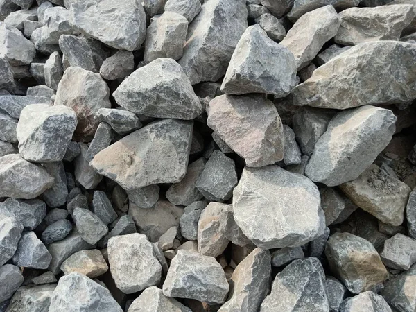 Abstract Stones Construction Used Slope Protection Soil Collapse — Stock Photo, Image