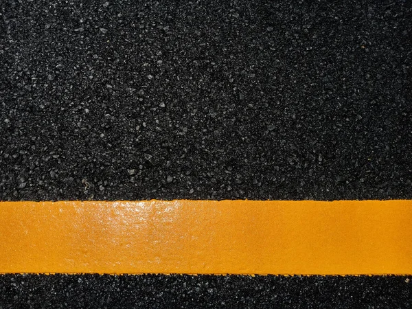 Yellow Traffic Line Color Safety Traveling — Stock Photo, Image