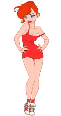 kırmızı elbiseler güzel kızlar