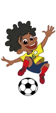 futbol oyuncular futbol vektör Kolombiya