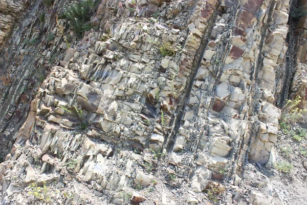 Berge Felsen Aus Schiefer Schöne Felsige Klippen — Stockfoto