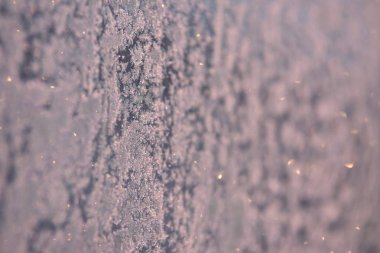 Beyaz kar taneleri. Gri renkli. Kış desen.