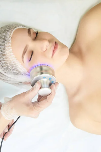Procedimiento Cosmetología Del Spa Facial Cuidado Piel Ascensor Edad — Foto de Stock