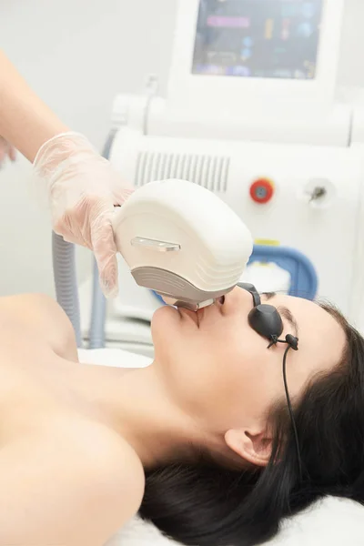 Service Épilation Laser Appareil Cosmétologie Ipl Appareils Professionnels Femme Peau — Photo