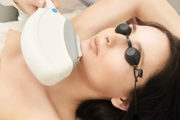 Service Épilation Laser Appareil Cosmétologie Ipl Appareils Professionnels Femme Peau — Photo