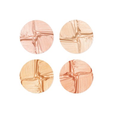 Temel için farklı seçenekler. Gizleştirici krem dokusu. Kadın ürünleri