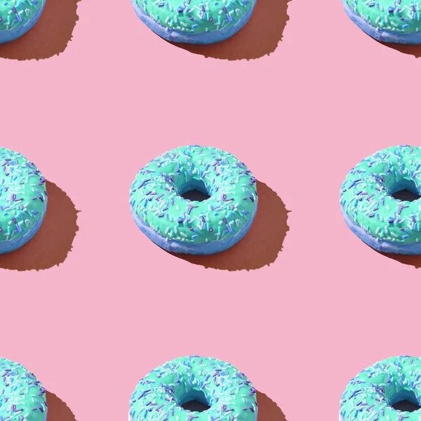 Viele Donuts. Konzept für Kuchen — Stockfoto