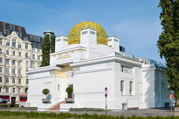 Extérieur Dôme Bâtiment Sécession Vienne Août 2018 — Photo
