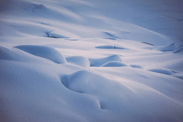 Vintage Neve Deriva Fundo Alpes Italianos Parque Nacional Gran Paradiso — Fotografia de Stock