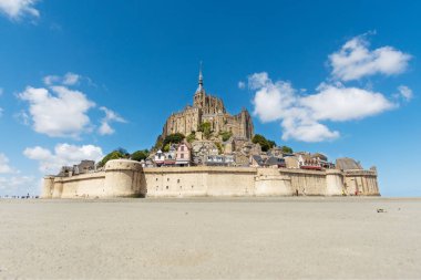 Mont Saint Michel Manastırı. Normandiya, Fransa