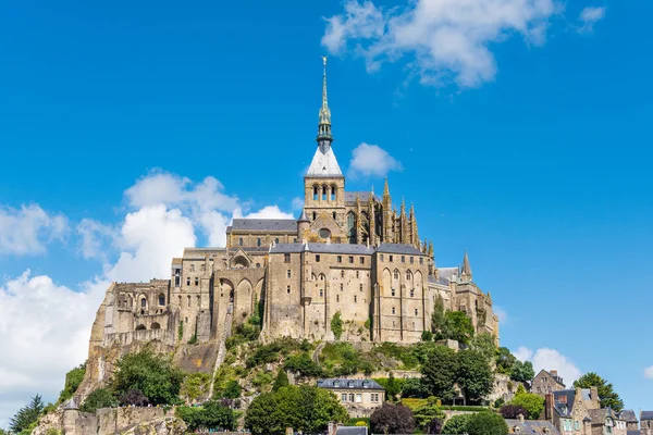 Abadía Del Mont Saint Michel Normandía Francia — Foto de Stock