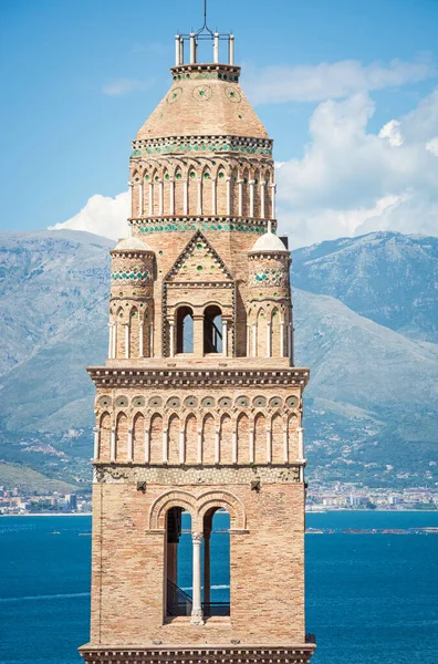 Bell Tower Cathedral Holy Mary Assumed Heaven Gaeta Italy — Stock Photo, Image