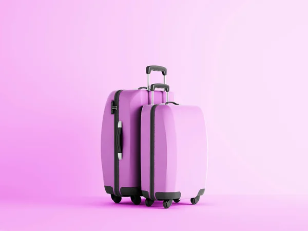 旅游主题背景五颜六色的行李 — 图库照片