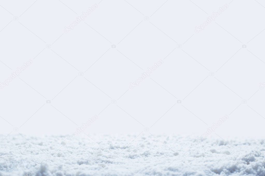 minimalistic light snow covered background