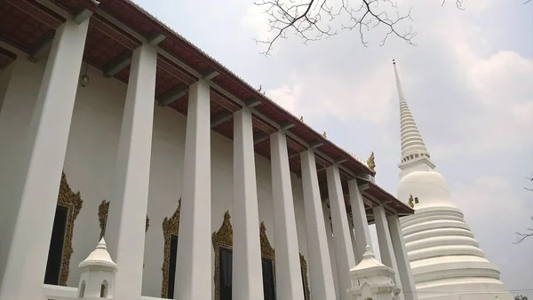 Bela Igreja Templo Tailandês — Fotografia de Stock