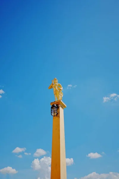 Buddha Statyns Elegans Finns Det Thailändska Templet — Stockfoto