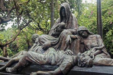 Memorare - masum yaşamlarına adanmış Manila 1945 memorial Savaşı, kurtuluş Ww2 Intramuros sırasında Manila, Filipinler kaybetti