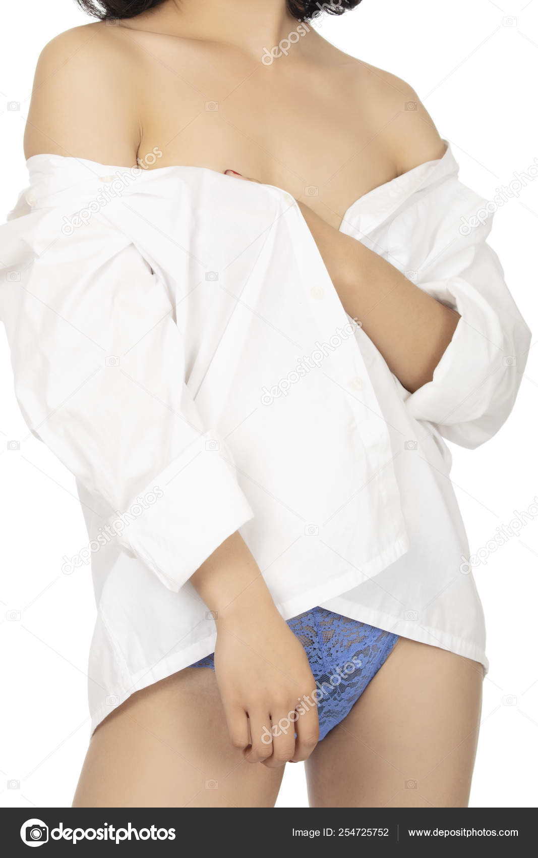 Beautiful Chinese Woman Posing Pair Green Panties Bra Isolated White Stock  Photo by ©dndavis 213859000