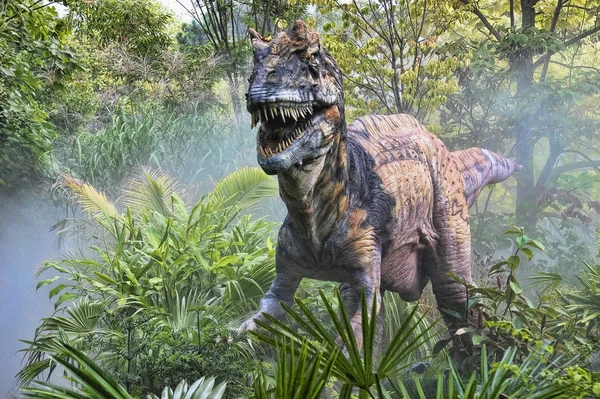 Metriacanthosaurus é um dinossauro do final do período Jurássico — Fotografia de Stock