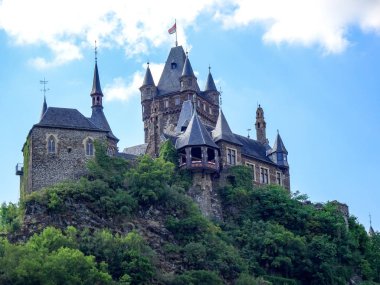 Moselle 'deki Cochem şehri