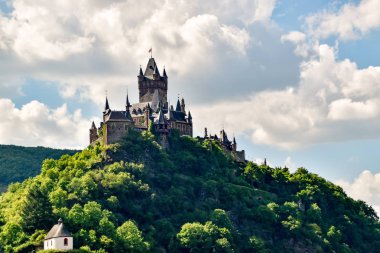 Moselle 'deki Cochem şehri