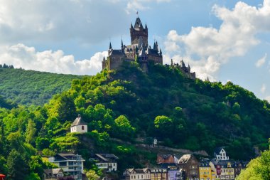 Moselle 'deki Cochem şehri