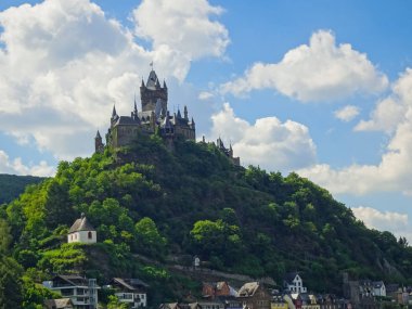 Moselle 'deki Cochem şehri