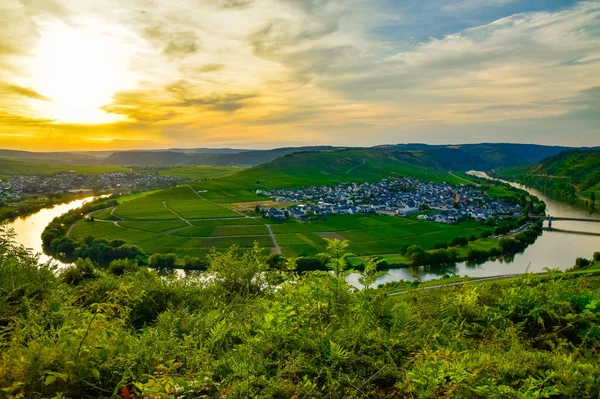 Moselle Deki Leiwen Köyü — Stok fotoğraf