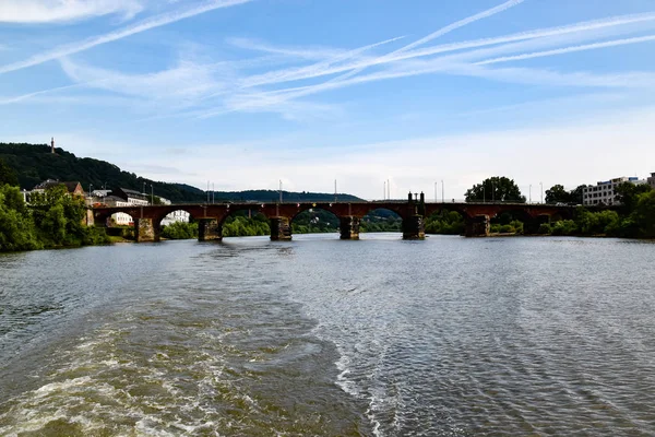 Moselle üzerinde Trier şehir