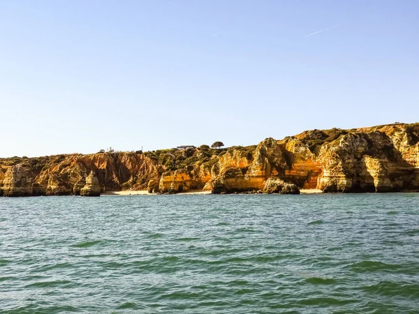 Kust Van Algarve Lagos Portuga — Stockfoto