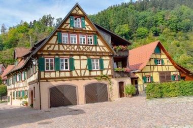 Schiltach çok güzel, küçük kasaba Kara Orman