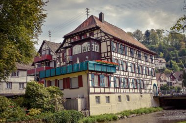 Schiltach çok güzel, küçük kasaba Kara Orman