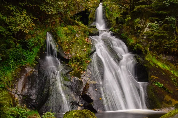 Triberg Vattenfall Den Svart Skogen — Stockfoto