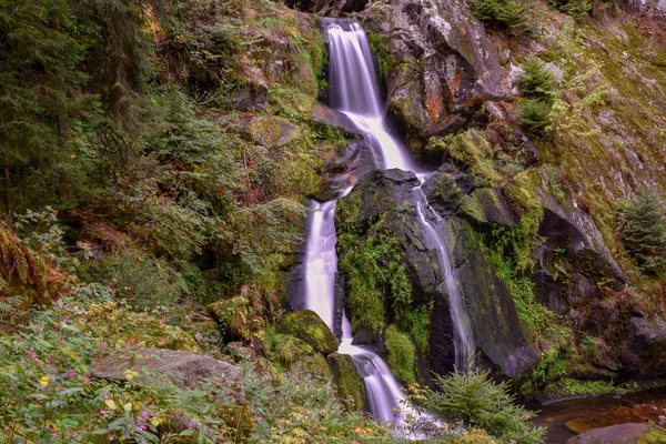 Triberg Vattenfall Den Svart Skogen — Stockfoto