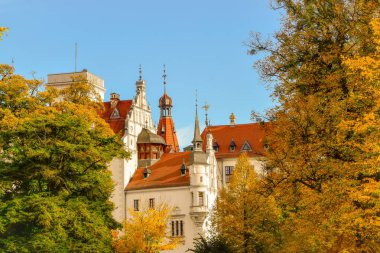 Uckermark Templin Brandenburg yakınındaki kale Boitzenburg