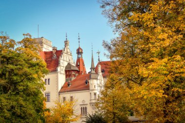 Uckermark Templin Brandenburg yakınındaki kale Boitzenburg