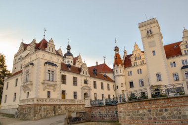 Uckermark Templin Brandenburg yakınındaki kale Boitzenburg
