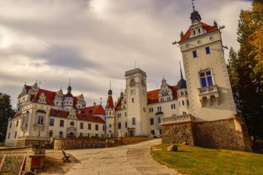 Uckermark Templin Brandenburg yakınındaki kale Boitzenburg