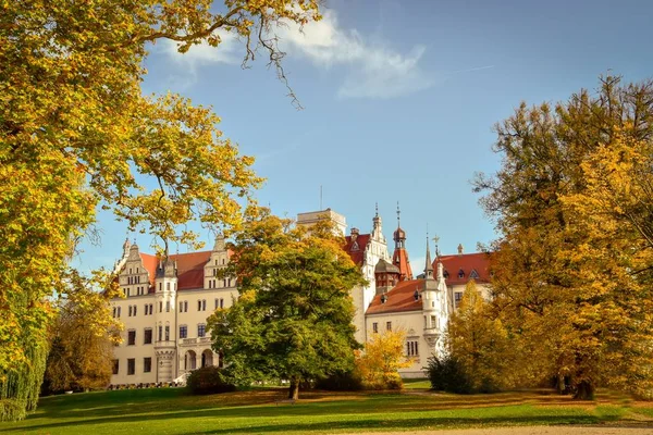 Uckermark Templin Brandenburg yakınındaki kale Boitzenburg