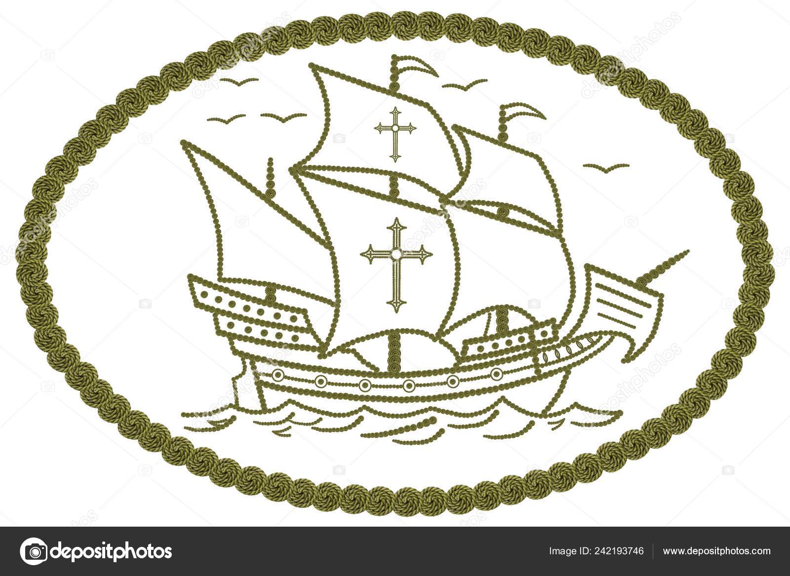 Compass Anchor Steering Wheel Globe Wind Rose — Stock Photo © Schwerin