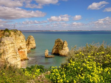 Algarve Portekiz bir dünyada en güzel manzara