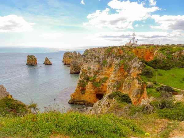 Algarve Portugalii Jednym Najpiękniejszych Krajobrazów Świecie — Zdjęcie stockowe