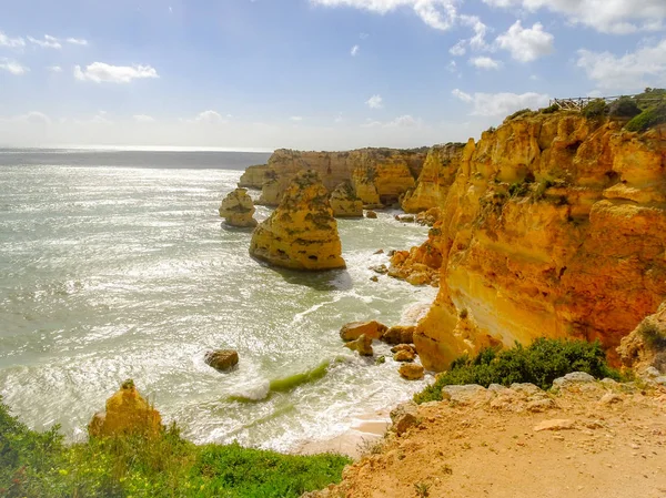 ポルトガルのアルガルヴェ海岸ラゴス ファロ アルブフェイラ — ストック写真