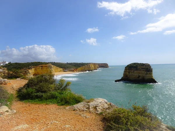 Wybrzeże Algarve Portugalii Lagos Faro Albufeira — Zdjęcie stockowe