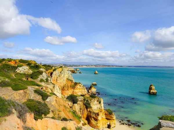 Costa Algarve Portugal Lagos Faro Albufeira — Fotografia de Stock