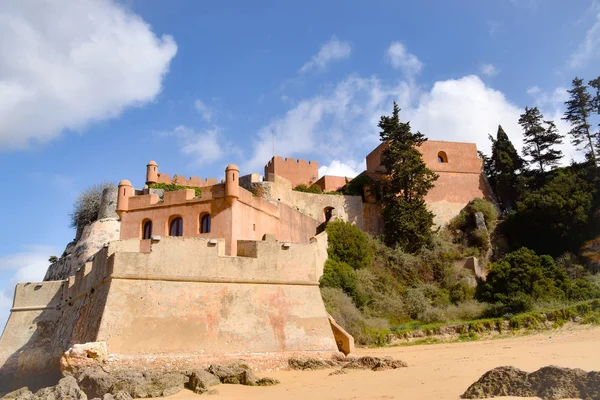 Pueblos Costa Del Algarve Portugal Lagos Faro Albufeira Loul Silvers — Foto de Stock