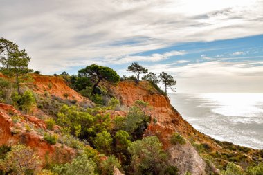 Algarve Portekiz bir dünyada en güzel manzara