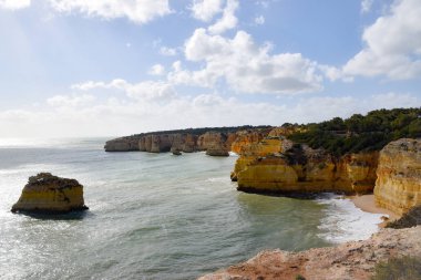Algarve Portekiz bir dünyada en güzel manzara