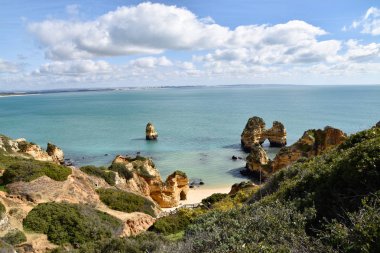 Algarve Portekiz bir dünyada en güzel manzara